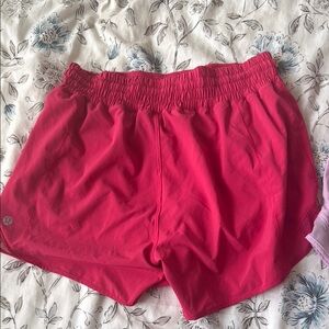 Lululemon Athletica Pink Athletic Shorts Lightweight Performance